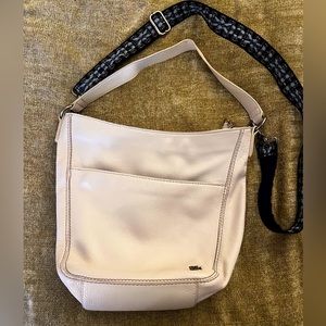 The Sak Leather Crossbody White